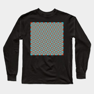 abstract geometrical op art design Long Sleeve T-Shirt